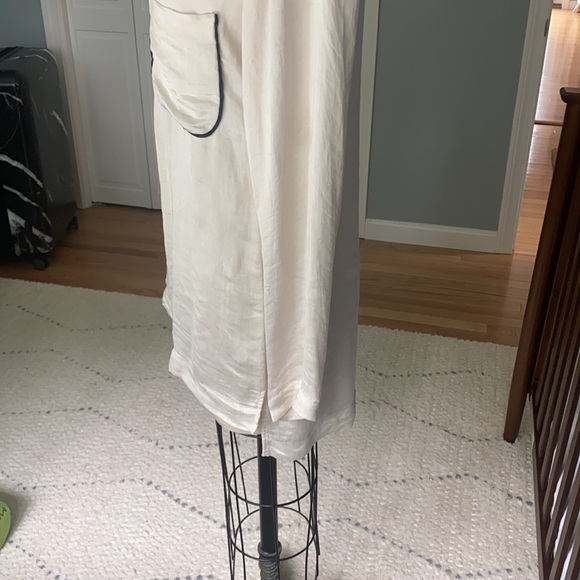 Theory Silk Pajama Style Blouse - Picture 3 of 5